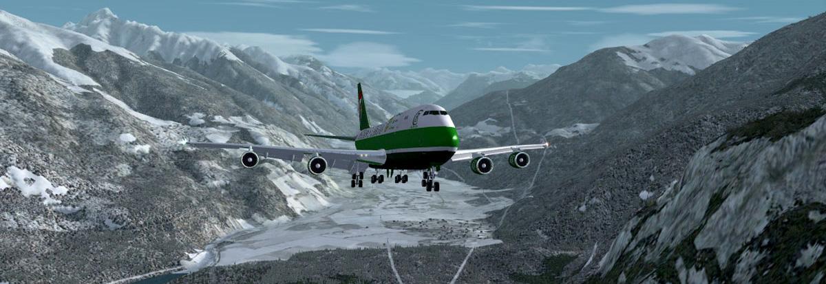 Christmas trip to Sion (yes, in a 747-400!)