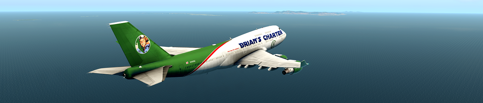 Sunny interlude - my first trip using X-Plane