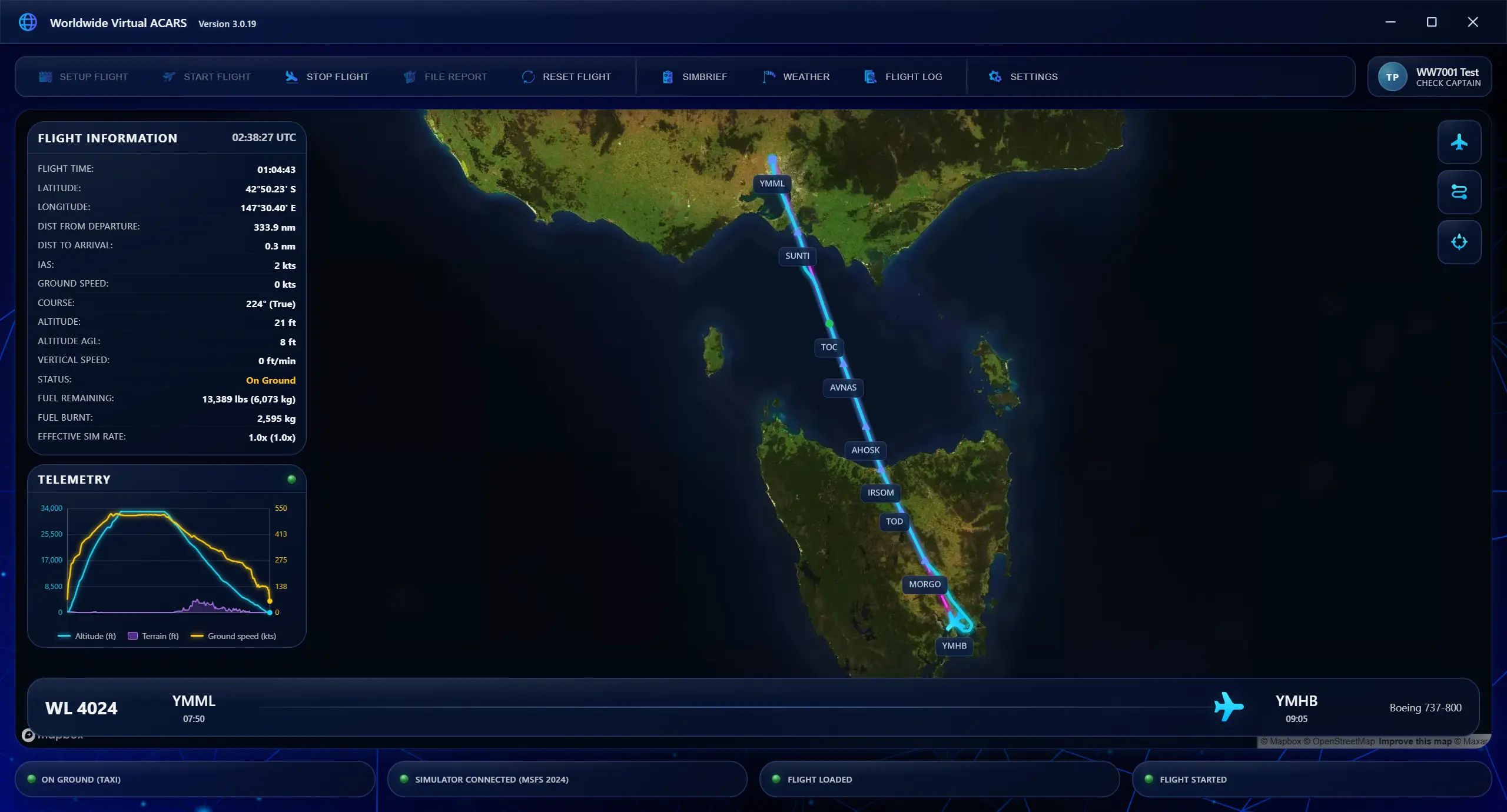 Worldwide Virtual ACARS Program